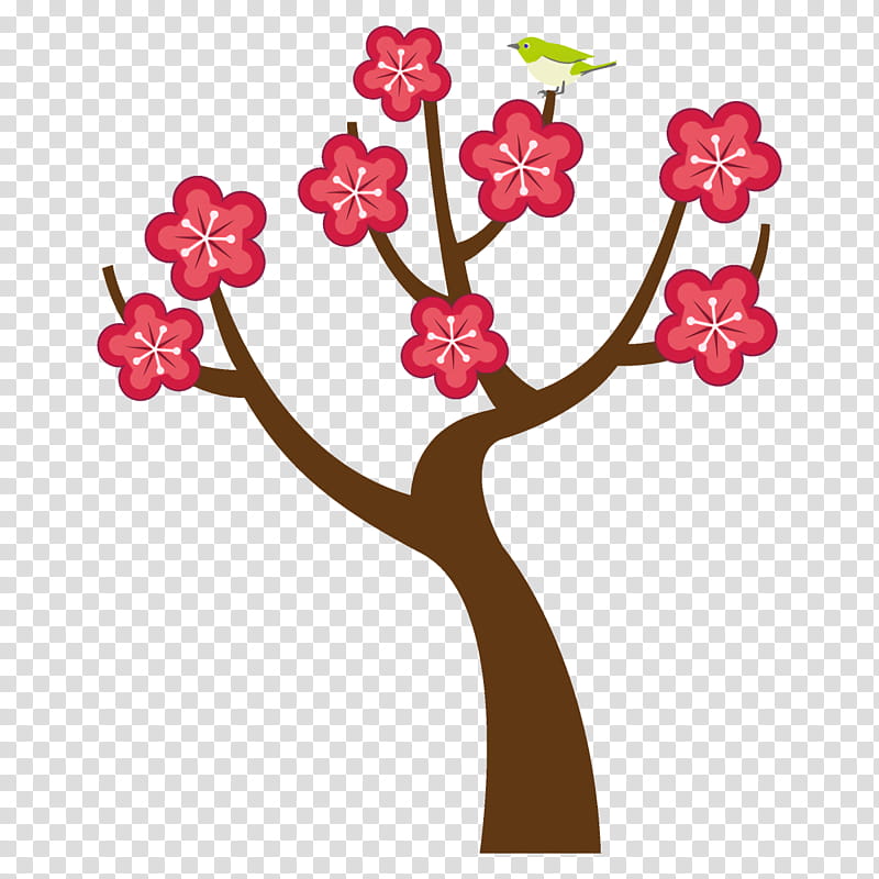 plum tree plum winter flower, Plant, Cherry Blossom, Branch, Spring transparent background PNG clipart