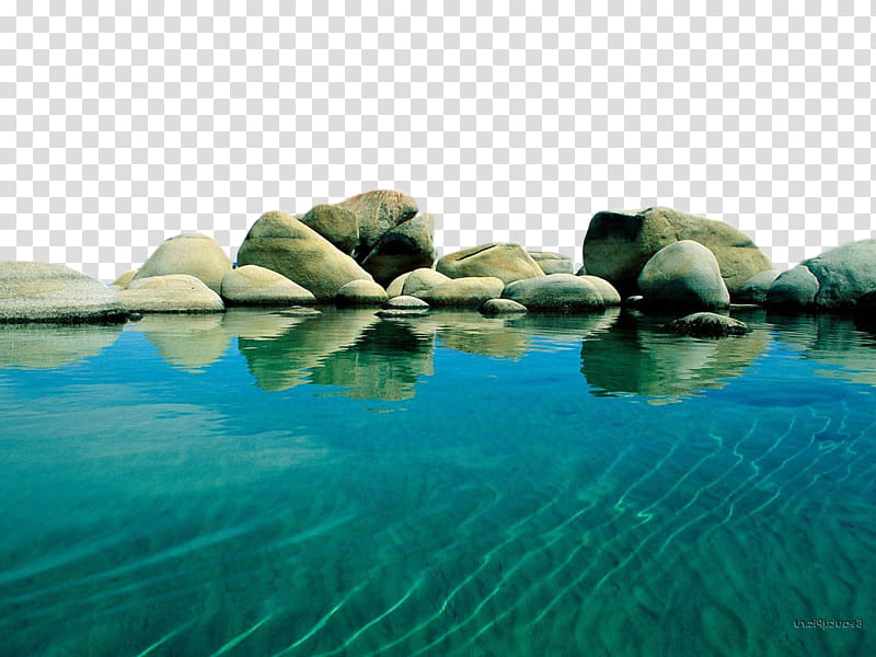 nature natural landscape water water resources rock, Reflection, Aqua, Turquoise, Watercourse, Pond transparent background PNG clipart