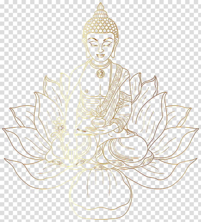 Buddha, Line Art, Sugarapple, White, Head, Meditation, Guru, Drawing transparent background PNG clipart