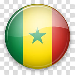 Africa Mac, Senegal flag transparent background PNG clipart