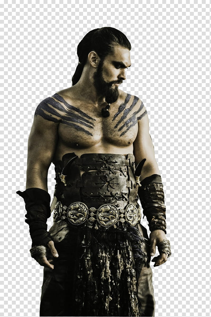 Jason Momoa as Khal Drogo transparent background PNG clipart