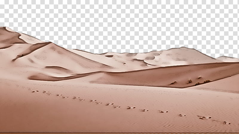 desert natural environment sand erg aeolian landform, Footwear, Brown, Dune, Landscape, Pink transparent background PNG clipart