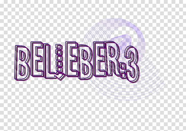 Texto Belieber  transparent background PNG clipart