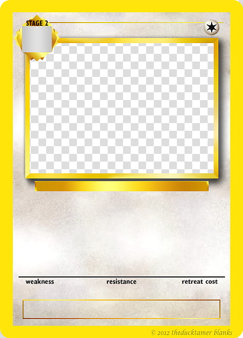 Stage  Pokemon trading card empty transparent background PNG clipart