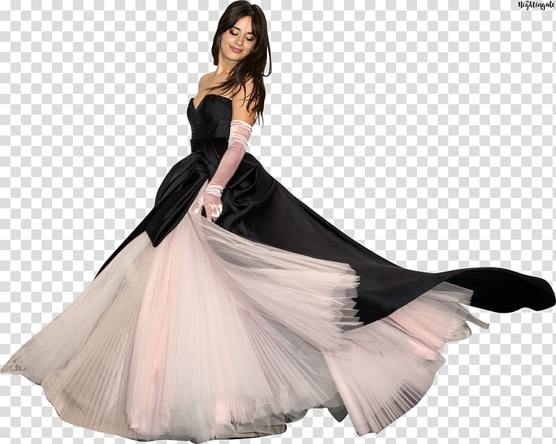 CAMILA CABELLO, women's white wedding gown transparent background PNG clipart