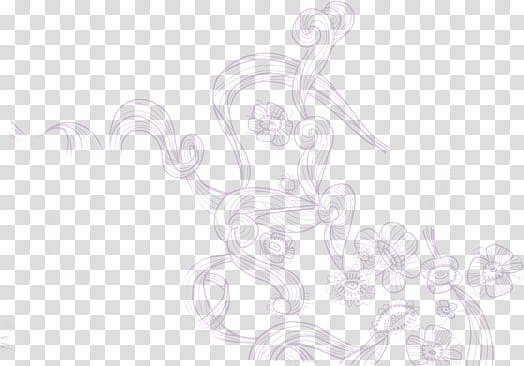 grey flower illustration transparent background PNG clipart