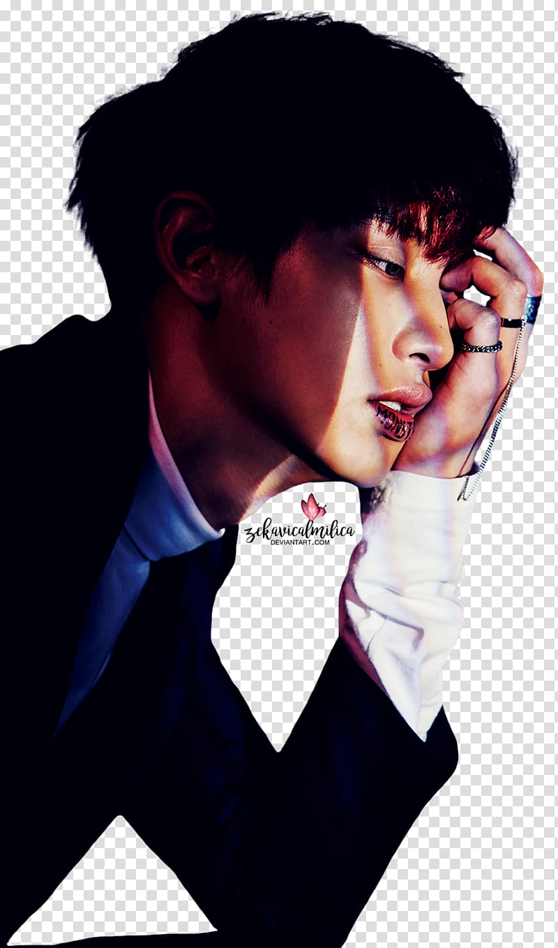 EXO Chanyeol Monster, man holding her eye transparent background PNG clipart