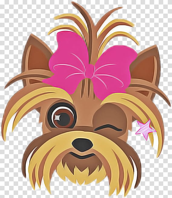 cartoon dog yorkshire terrier snout shih tzu, Cartoon, Whiskers transparent background PNG clipart