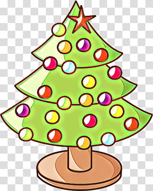 Christmas tree,  Cartoon, Oregon Pine, Christmas Decoration, Colorado Spruce, Interior Design, Christmas 
, Holiday Ornament transparent background PNG clipart thumbnail
