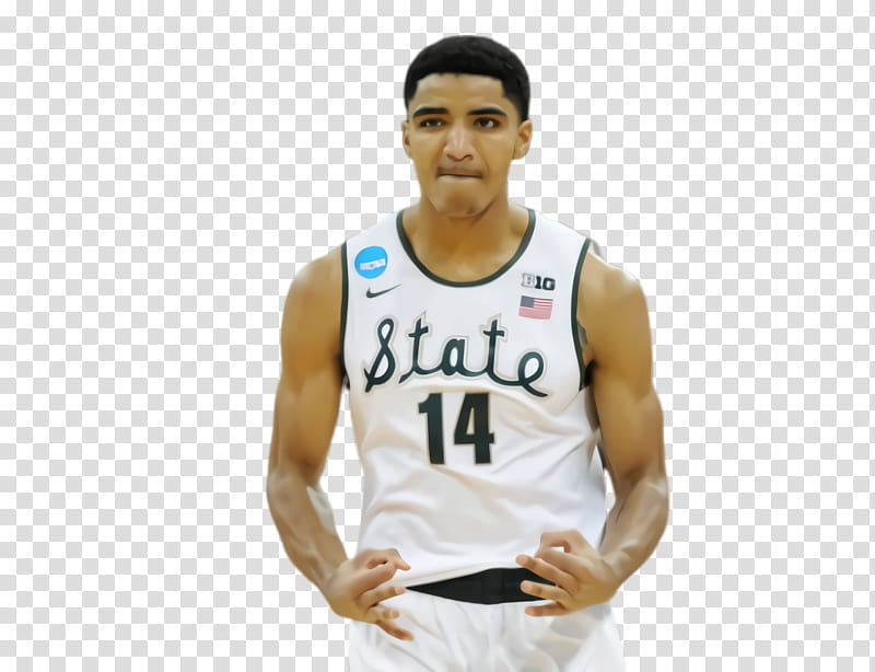 Gary Harris basketball player, Michigan State Spartans Mens Basketball, Jersey, Michigan State University, Tshirt, Michigan State Spartans Womens Basketball, Basketball Uniform, College Basketball transparent background PNG clipart