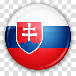 Flag Icons Europe, Slovakia transparent background PNG clipart