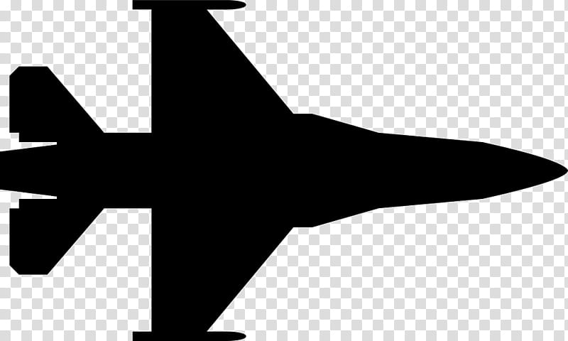 Airplane Silhouette, Aircraft, Fighter Aircraft, Font Awesome, Military Aircraft, Jet Aircraft, Cargo Aircraft, Black And White transparent background PNG clipart