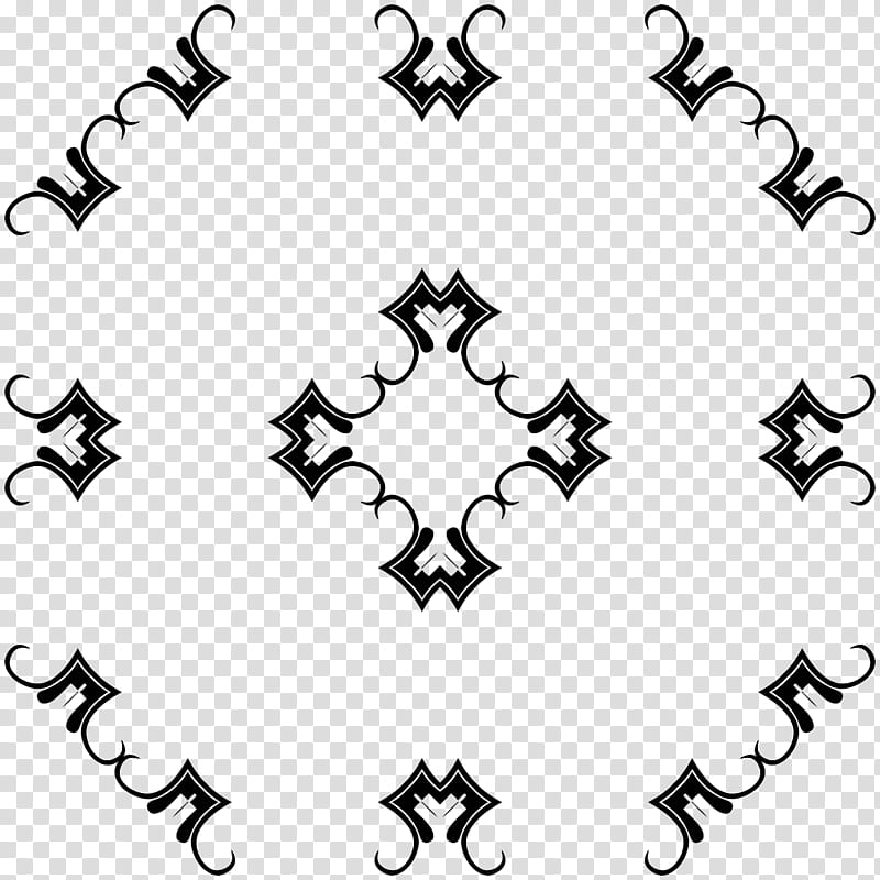 Gothic patterns, black tribal cross pattern transparent background PNG clipart