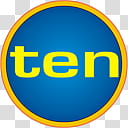 Television Channel logo icons, ten plain  transparent background PNG clipart