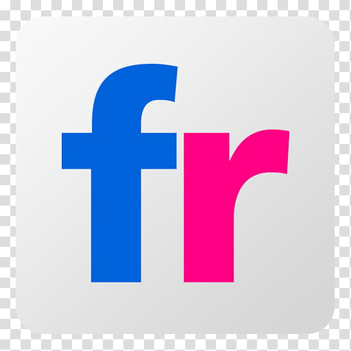 Flat Gradient Social Media Icons, Flickr, FR logo transparent background PNG clipart
