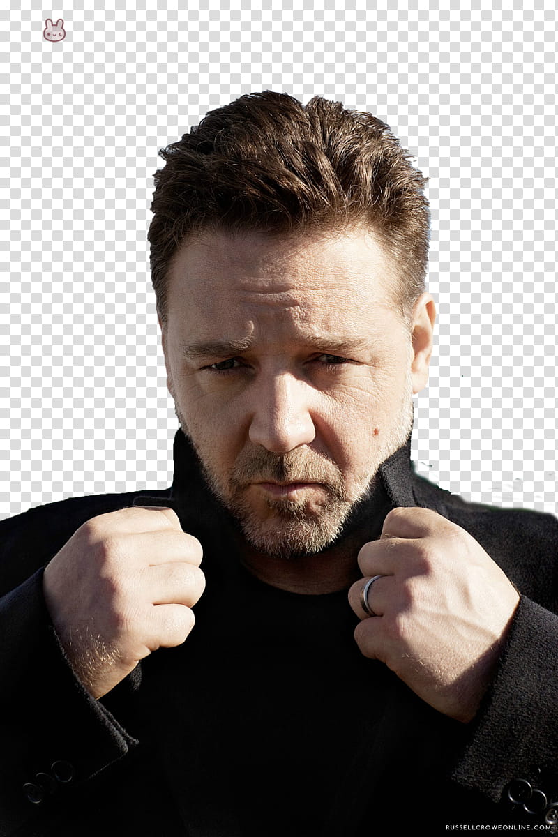 Russell Crowe transparent background PNG clipart