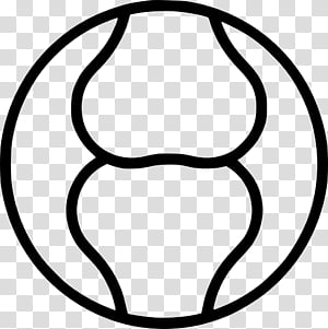 Medicine, Joint, Knee, Line Art, Circle, Blackandwhite, Coloring Book, Oval transparent background PNG clipart thumbnail