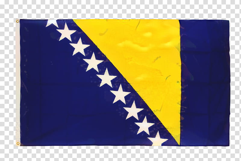 Blue Star, Bosnia And Herzegovina, Flag Of Bosnia And Herzegovina, National Flag, Fivepointed Star, Flags Of The World, Cobalt Blue, Yellow transparent background PNG clipart