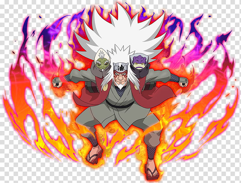 Jiraiya One of the Legendary Sannin transparent background PNG clipart