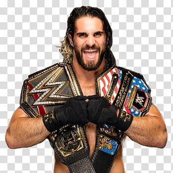 Seth Rollins UNDISPUTED WWE CHAMPION transparent background PNG clipart
