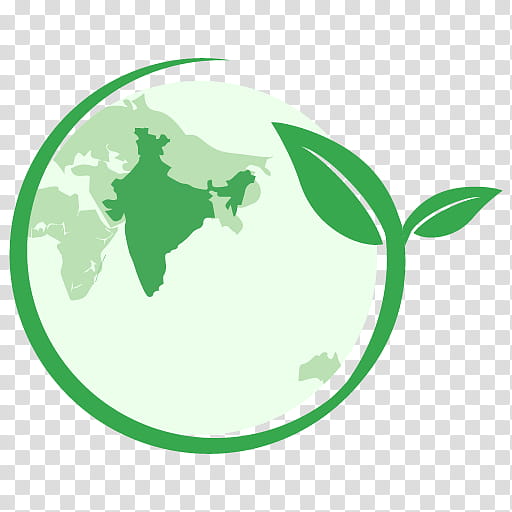 Green Leaf Logo, India, Map, Drawing, Plant, Circle, World, Symbol transparent background PNG clipart