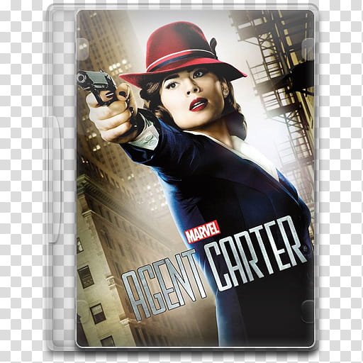 TV Show Icon Mega , Agent Carter, Marvel Agent Carter DVD case transparent background PNG clipart