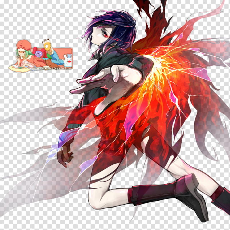 Touka (Tokyo Ghoul), Render, girl anime poster transparent background PNG clipart