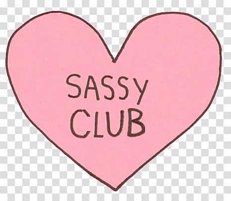 , pink sassy club heart transparent background PNG clipart