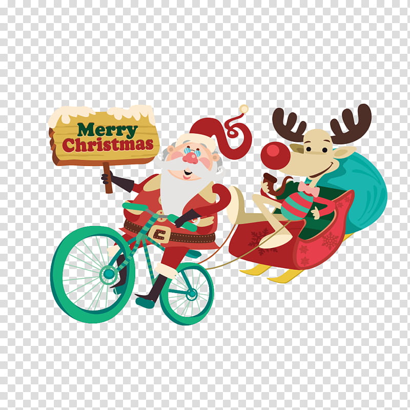 Christmas Tree Drawing, Santa Claus, Mrs Claus, Bicycle, Christmas Day, Cycling, Christmas Santa Claus, Mountain Bike transparent background PNG clipart