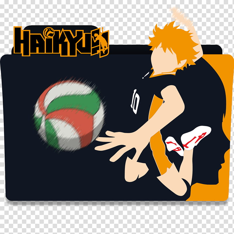 x Haikyuu Folder Icons, hkb () transparent background PNG clipart