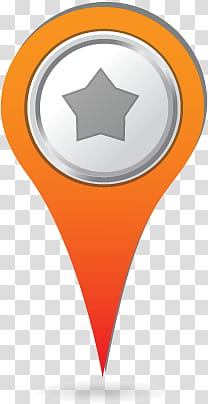 Location Mark s, orange map point sign transparent background PNG clipart
