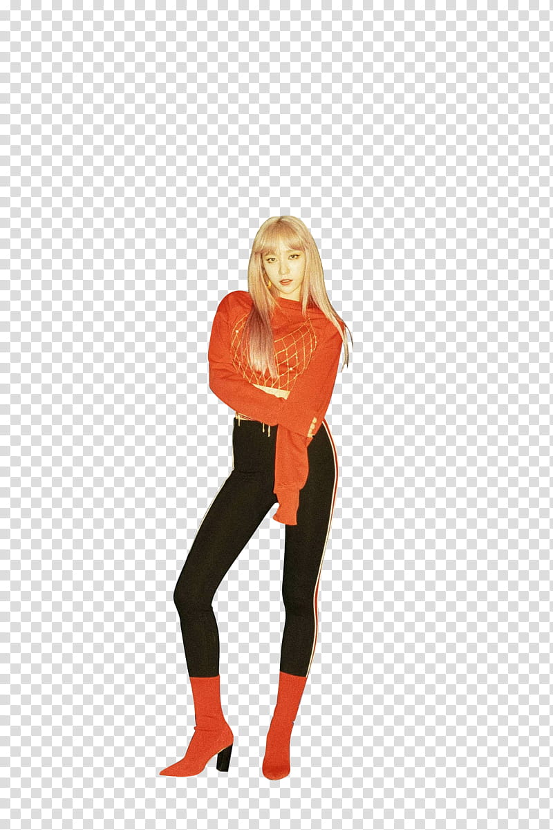 EXID FULL MOON , women's red heeled boots transparent background PNG clipart