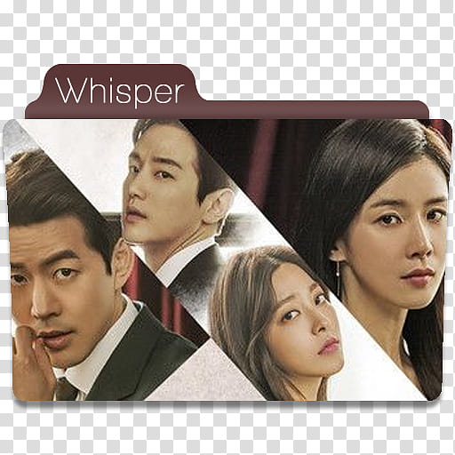 K Drama Whisper Folder Icons and Ico, K-Drama Whisper folder icon  transparent background PNG clipart