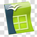 OpenOffice   Icon Set, OO Calc transparent background PNG clipart