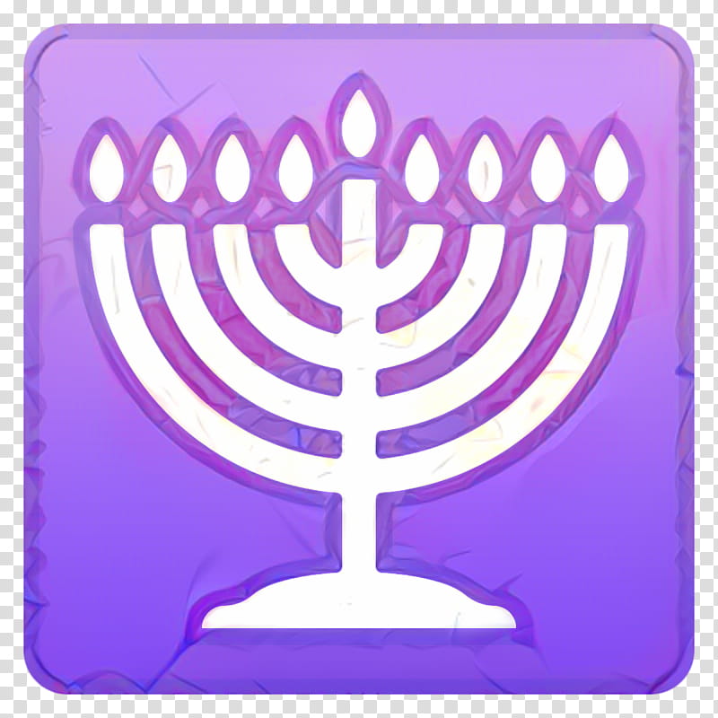 Hanukkah, Menorah, Judaism, Logo, Organization, Combined Jewish Philanthropies, Purple, Violet transparent background PNG clipart