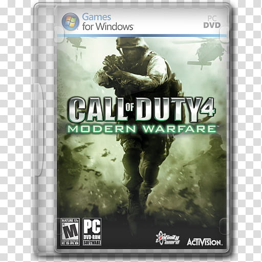 Call Of Duty  Modern Warfare Icon PC Game, Call of Duty  Modern Warfare PC DVD illustration transparent background PNG clipart