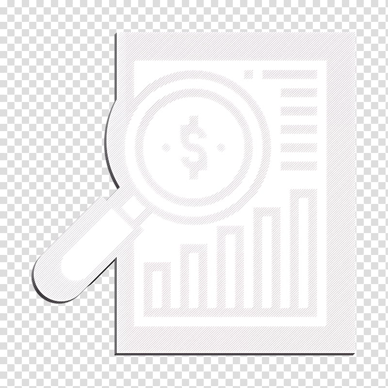 Market analysis icon Investment icon market icon, Market Icon, White, Text, Line, Logo, Circle, Magnifying Glass transparent background PNG clipart