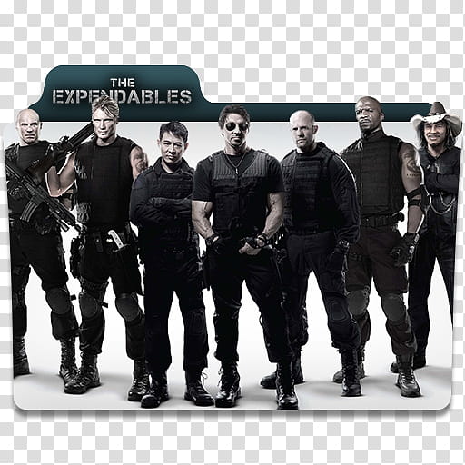 The Expendables Collection   Folder Icon, The Expendables () transparent background PNG clipart