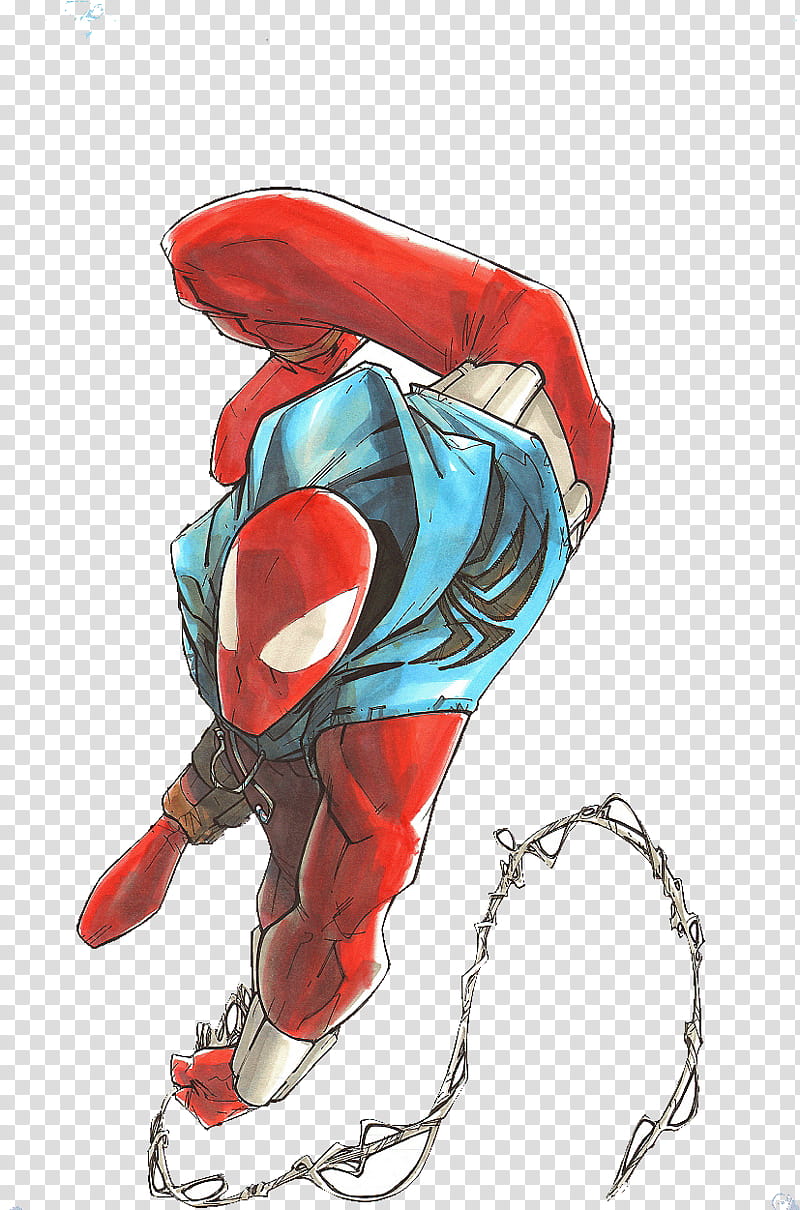 Humberto Ramos Scarlet Spider transparent background PNG clipart