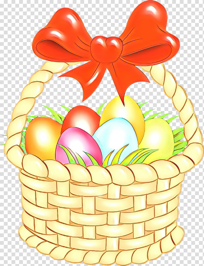 Easter egg, Cartoon, Present, Gift Basket, Hamper, Easter transparent background PNG clipart