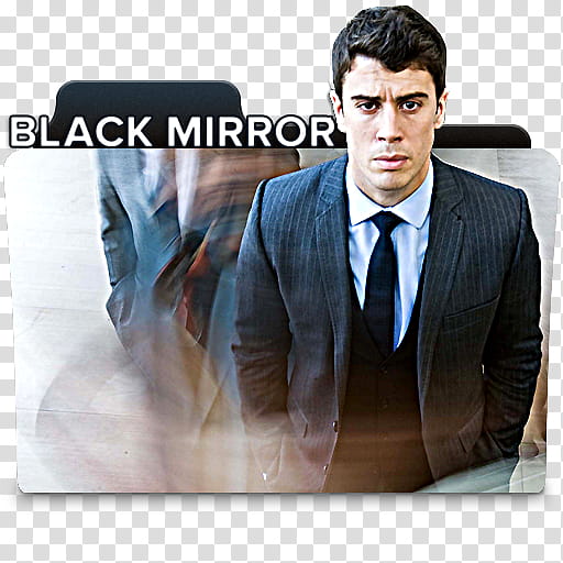 TV Series Icon Pack , [UK] Black Mirror ( ) transparent background PNG clipart