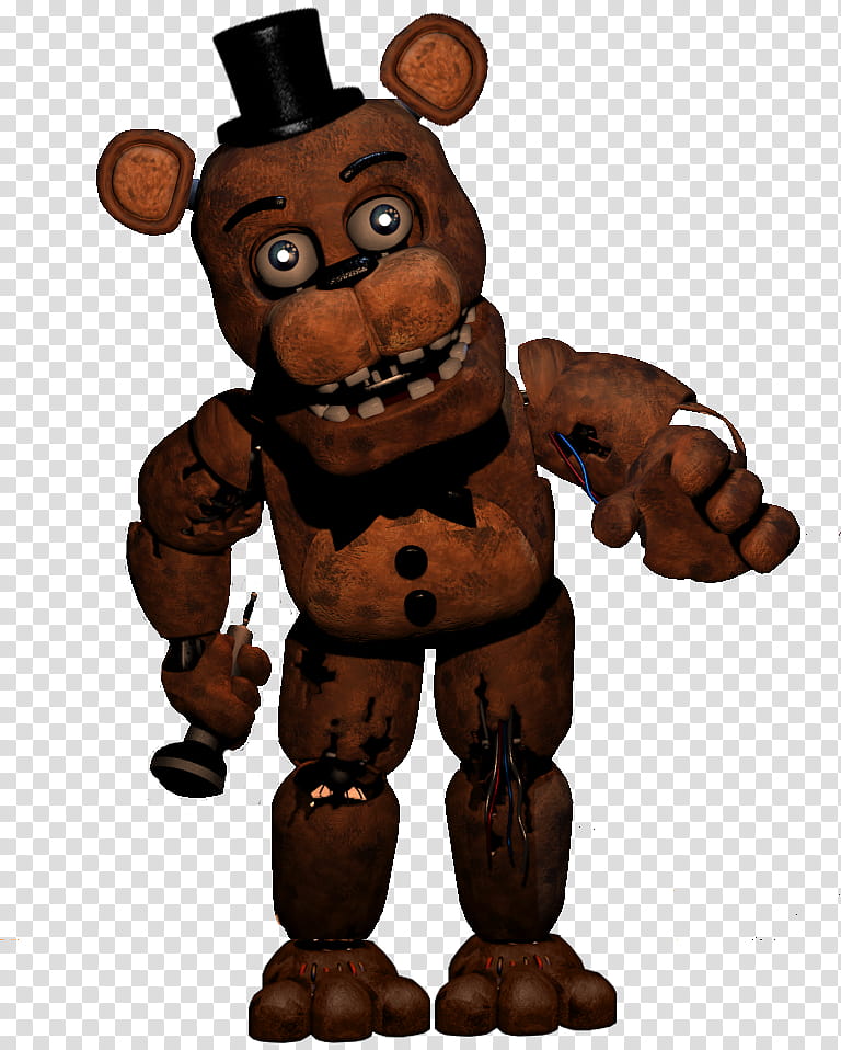 Withered Freddy transparent background PNG clipart