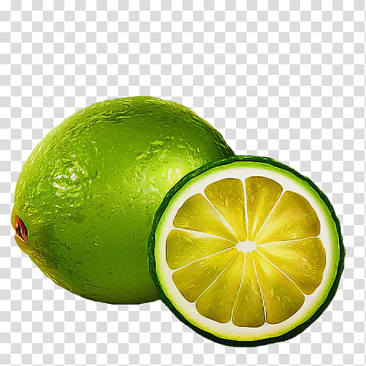 citrus persian lime key lime lime fruit, Lemon, Lemonlime, Green, Sweet Lemon, Citron transparent background PNG clipart