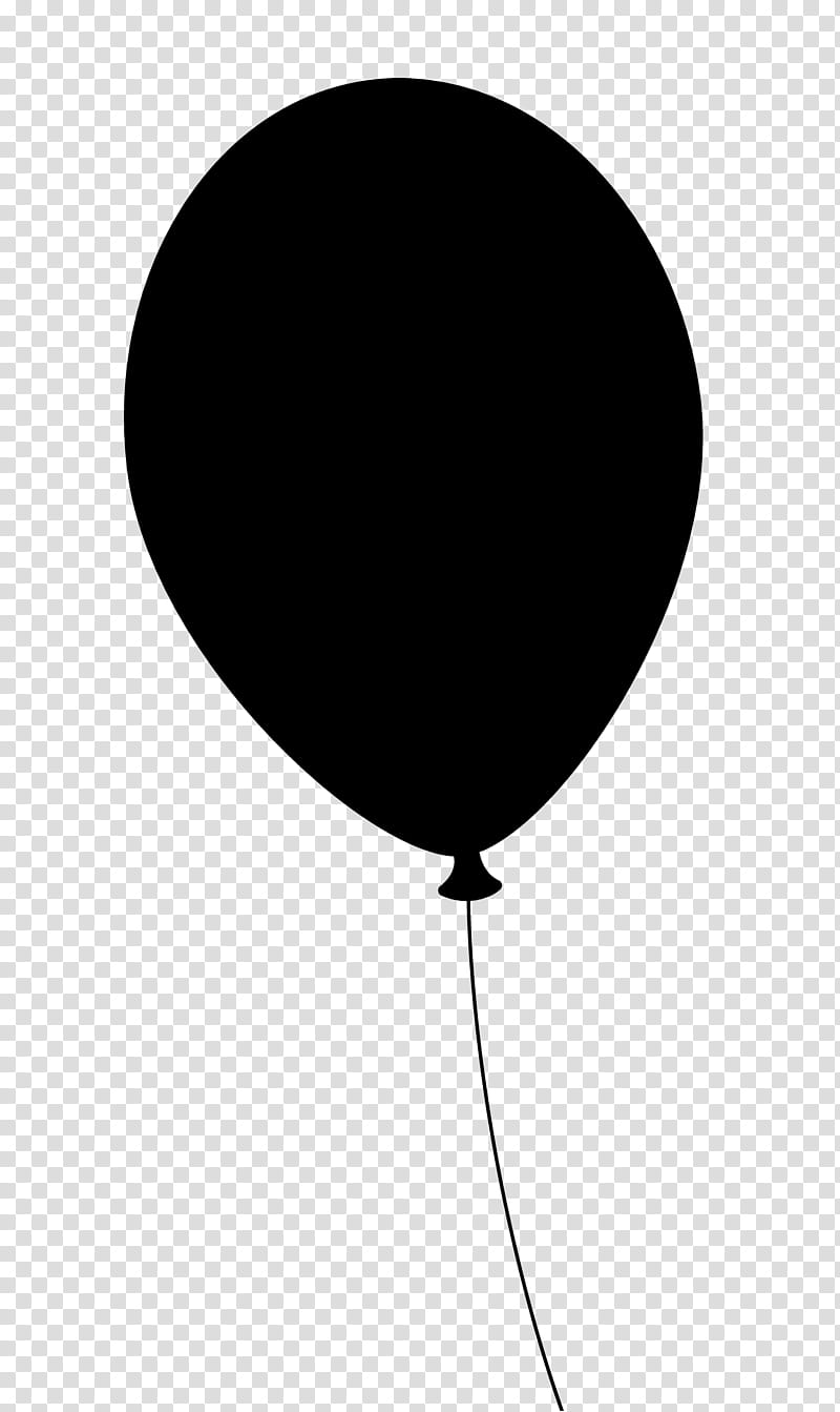 Black Balloon, Line, Black M, Party Supply, Blackandwhite transparent background PNG clipart