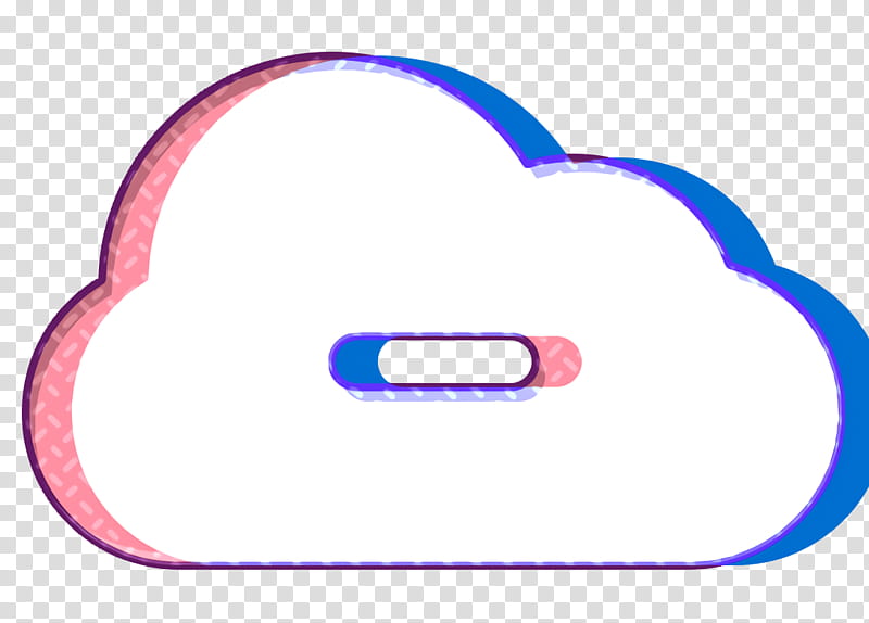 cloud icon remove icon, Violet, Purple, Light, Electric Blue, Circle, Symbol, Magenta transparent background PNG clipart