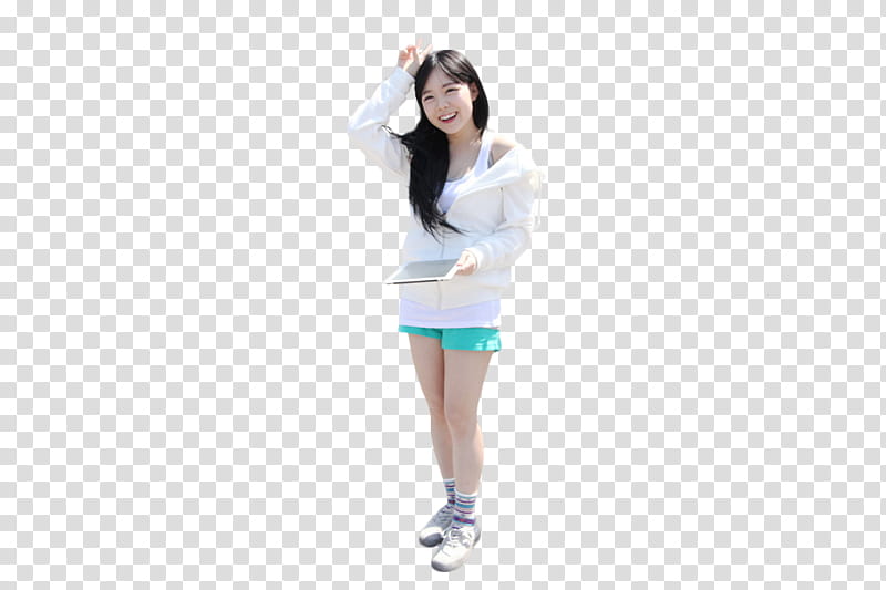 RENDER Hong Young Gi, woman standing wearing white jacket transparent background PNG clipart