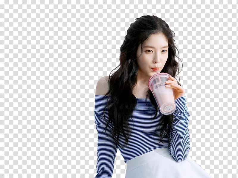 Irene, woman sipping beverage from cup transparent background PNG clipart