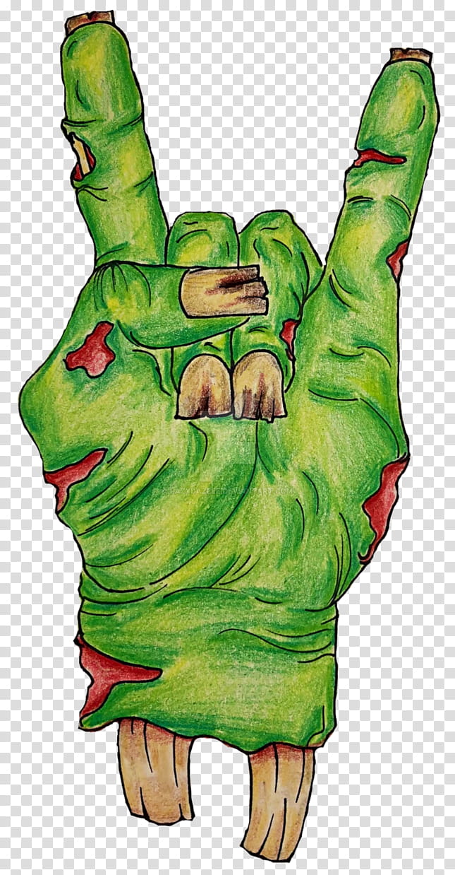 Zombie Hand transparent background PNG clipart