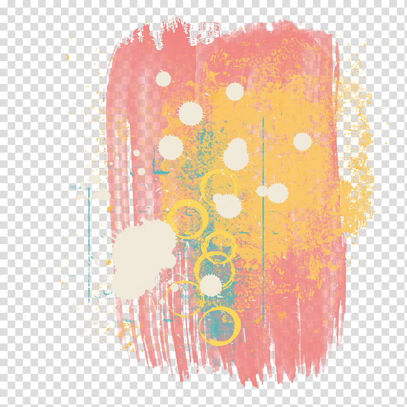 Dusting Wings Part , pink, yellow and white abstract painting transparent background PNG clipart