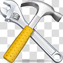 Oxygen Refit, galternatives, claw hammer and adjustable wrench transparent background PNG clipart